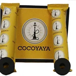COCOYAYA Polo Quick Light Charcoal for Hookah (100 Disks) Hookah Charcoals-image-33