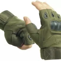 Half Finger Tactical Military Army GLOVE M Size Riding Gloves-image-34