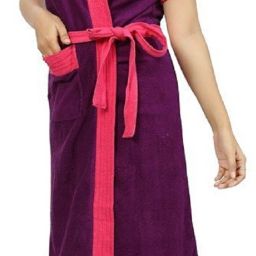 Purple 2 Free Size Bath Robe-image-79