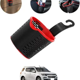 Multiuse Car Seat 3R Black/Red Convenient Basket For Extra Storage -275 Car Storage Bag & Bin-image-72