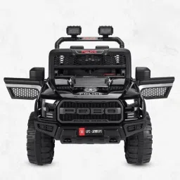 POBO BLACK 4 Motors 4x4 (1-8Yrs), Remote control, USB player. Jeep Battery Operated Ride On-image-56