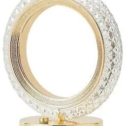 Crystal Table Lamp Round, Touch Control, Touch Sensor 3 Adjustable Color Shades Night Lamp-image-24