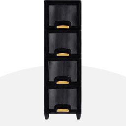 4 Chest of Drawers : Versatile Drawer Storage Organizer & Organisers Storage Box PP Collapsible Wardrobe-image-67