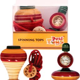 Spinning Tops|Lattu|Bhawra |Bambaram|Classic Nostalgic Outdoor Games-21