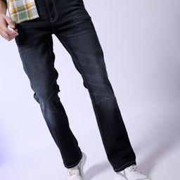 the indian garage co. Men Boot-Leg Mid Rise Blue Jeans-picture-1