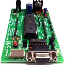 MY TechnoCare ATMEL 8051 Development Board Project evaluation Kit+MAX232,AT89S52 Microcontroller IC,Support 89S51/XX,89CXX,P89V51RD2 Architecture 40-Pin Chip Prototype PCB Multipurpose Controller image 5