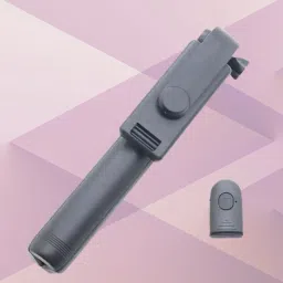 BITWEAVE R1S-L Carbon Fiber Selfie Stick with LED Fill Light & Tripod Function – 1.7M Extendable for Travel Bluetooth Selfie Stick-picture-1