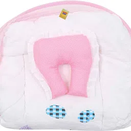 fareto Baby Folding Cotton Digital Print Mattress with Mosquito Net 0-6 Months standard crib image 3