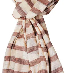 Striped Pure Cotton Men Multicolor Stole-image-49