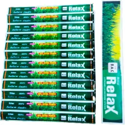 Relax Mosquito Repellent 120 Herbal Incense Sticks Mosquito killer Machhar Agarbatti for indoor, Mosquito net bat incense sticks, Citronella, Lemongrass-6