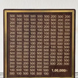 Wooden Money Box | Piggy Bank for Coins & Notes with Target Display (Brown) Coin Bank-image-52
