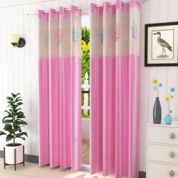 152.5 cm (5 ft) Polyester Semi Transparent Window Curtain (Pack Of 2)-5