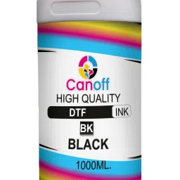 canoff DTF Pigment Ink Suitable for All Direct to Flim Printer All-in-One Versatile Black Ink Bottle-0