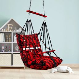 Cotton swing for Kids children baby chair jhula 1-6 Years Folding & Washable Swings-image-17