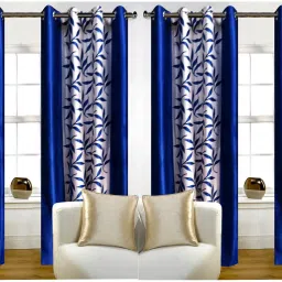 153 cm (5 ft) Polyester Room Darkening Window Curtain (Pack Of 4)-6