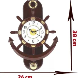 grabbasket Analog 38 cm X 26 cm Wall Clock image 3