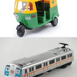 Auto And Train Combo (Pack of 2, Multicolor)-18