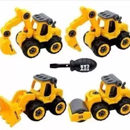 Construction Toys for Kids, 4 Pack DIY Take Apart Toys Construction Trucks-picture-15