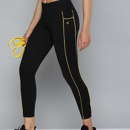 hrx by hrithik roshan Solid Women Black Tights-picture-32
