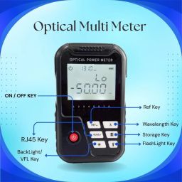 corslet Optical Fibre Power Meter 3 in 1 OPM Multimeter Power Meter Optical Multimeter Digital Multimeter image 2