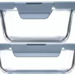 Glass Mixing Bowl Glass Vegetable Bowl 320ml &410ml Fruit Storage Bowl Set with Airtight Lid Disposable-image-48