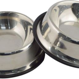 Stainless Steel Dog Bowl with Rubber Base for Food and Water Bowls Stainless Steel Pet Bowl-16