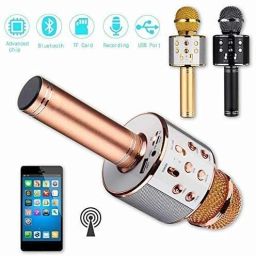 favone wireless WS858 (1200mAh big battery) 8 Hours running Time Handheld Bluetooth Mic Microphone image 4