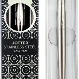 Jotter Stainless Steel, Chrome Trim Ball Pen-13