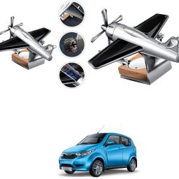 stylish Aeroplane Working on Solar Power with 360 Degree Rotation for Car Dashboard Air Freshener Perfume Car Interior Home/Office Organic Fragrance Accessories Decoration A120 Air Purifier-image-81