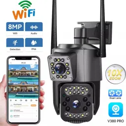 SROPX AI Detect Dual Lens WiFi Camera – High-Resolution Security with App Control CCTV Security Camera-image-50