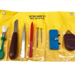 Scorpion Watch Battery Changing Kit (8 pcs) in Vinyl pouch 8-piece Watch Repair Kit-image-49