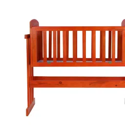 Amber 2 in 1 Wooden Baby Swing ( Cherry) with a mosquito net swing stopper knob-23