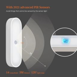 MARS USB Motion Sensor LED Light Wireless, Self-Adhesive, Warm Light (Pack of 1) Motion Sensor Light image 2
