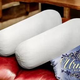 Round Microfibre Solid Bolster Pack of 2-image-15