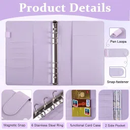 climberty Money Saving Planner A5 Budget Binder 100 Days Money Saving Plan Binder Envelopes Money Saving Budget Binder for Planning and Saving 100-Part Notebooks image 3