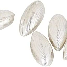Silver (98% Purity) Holy & Sacred Cardamom/Elaichi 5pcs For Temple Pooja & Gift Decorative Showpiece - 1.5 cm-image-78