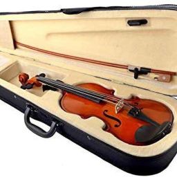 (Imported) Acoustic Violin (4/4, Maroon Brown) Handmade Instrument Behala 4/4 Classical (Modern) Violin-21