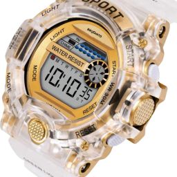 Analog Watch - For Men Transparent Silicone Strap Automatic Waterproof Digital Watch - For Men & Boys-image-19
