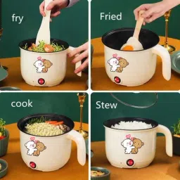 creation bazaar Non-Stick Multiperpse Rice Cooker Portable Multi-Function Cooking Hot Rice Cooker, Travel Cooker, Egg Cooker, Egg Boiler image 5