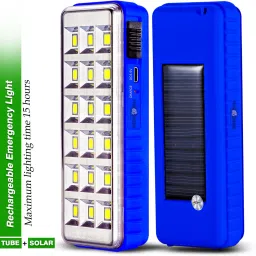 Solar Chargeable Mini Emergency Light With 18 SMD Bright LED 1200 mAh Battery 3 hrs Lantern Emergency Light-24
