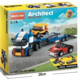 sr toys Architect 3 in 1 Transporter Building Brick Block for Kids image 3