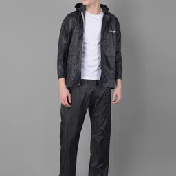dollar Solid Men Raincoat-picture-36