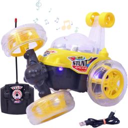 Big Stunt Car Toy with USB Cable & Remote with Demo Feature-image-24