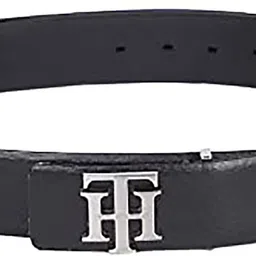 tommy hilfiger Men Casual Black Genuine Leather Belt-picture-3
