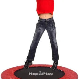 36 Inch Compact Mini Indoor & Outdoor Jumping for Kids Quiet and Safe Bounce Trampoline-image-10