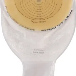 One Piece Pouch for Post-op use & for Wound Drainage with Spout connector-102mm Hydrocolloid Medical Dressing-24