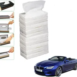 10 SET REFILLER WITH 100 PULLS (200 SHEETS) FOR BMW Series 6 Vehicle Tissue Dispenser-image-10