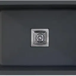 Kitchen Sink with Hose Pipe & Square Coupling 24" X 18" X 10" Granite Quartz Single Bowl Kitchen Sink 01 Vessel Sink-image-24