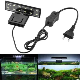 Super Slim LED Aquarium Light Plants Grow Creative Clip-on Lamp (Black, X3) Aquarium Tool-image-21
