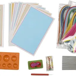 PAPER QUILLING ADVANCED BIG SET, QUILLING TOOL KIT ACCESSORIES SET FOR KIDS/ART AND CRAFT GIFT ITEM FOR CHILDRENS (MULTICOLOR)-3